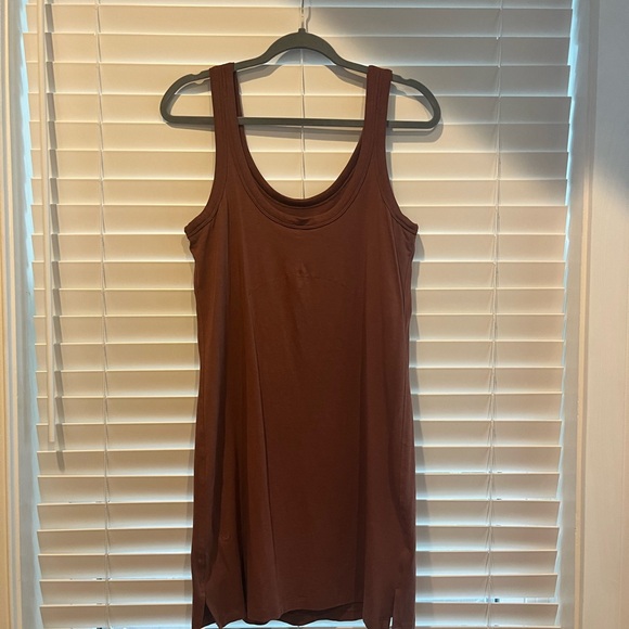 Lululemon Classic-Fit Cotton Blend Scoop Dress, sz 4, ancient copper - Picture 6 of 6
